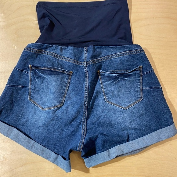 S.O.N.G. Maternity Jean Shorts XL (JW) - Picture 6 of 7